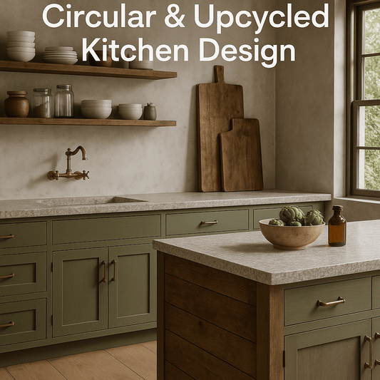 Circular & Upcycled Kitchen Design - The Painted Kitchen Company Ltd