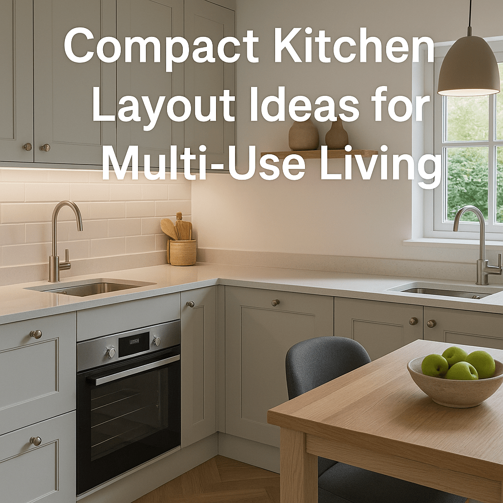 Multi User Kitchen Compact Kitchen Layout Ideas for Multi-Use Living – The Painted Kitchen ...