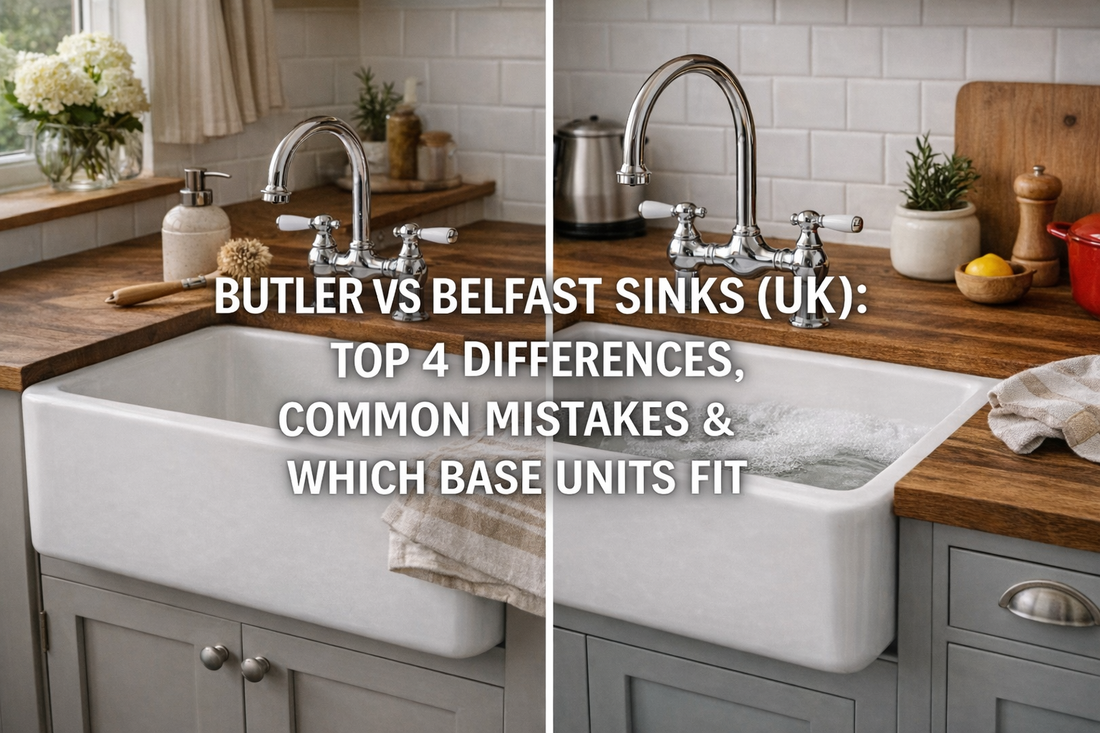 Butler vs Belfast Sinks (UK): What’s the Difference, What Fits, and What People Get Wrong