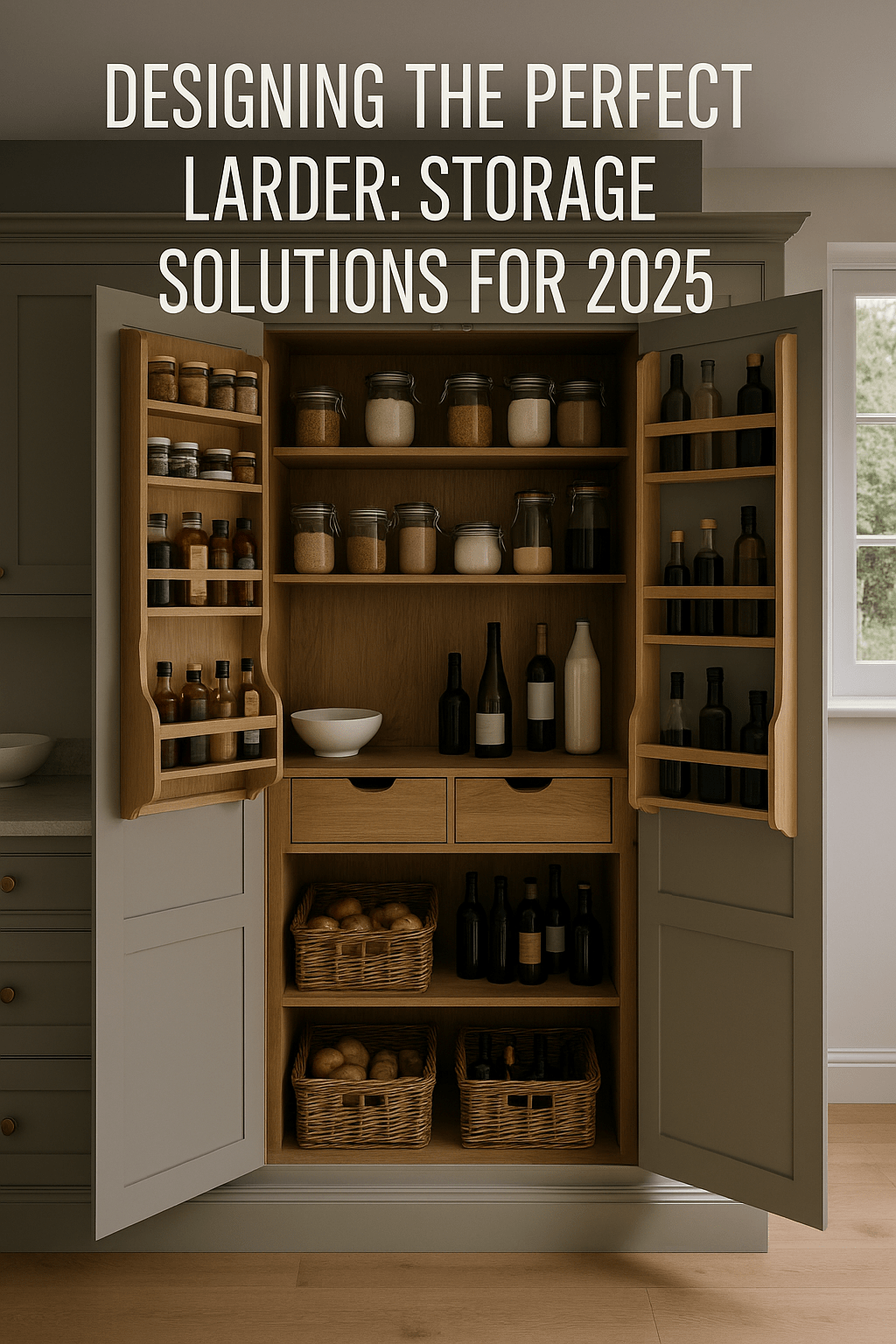 Designing the Perfect Larder: Storage Solutions for 2025 - The Painted Kitchen Company Ltd