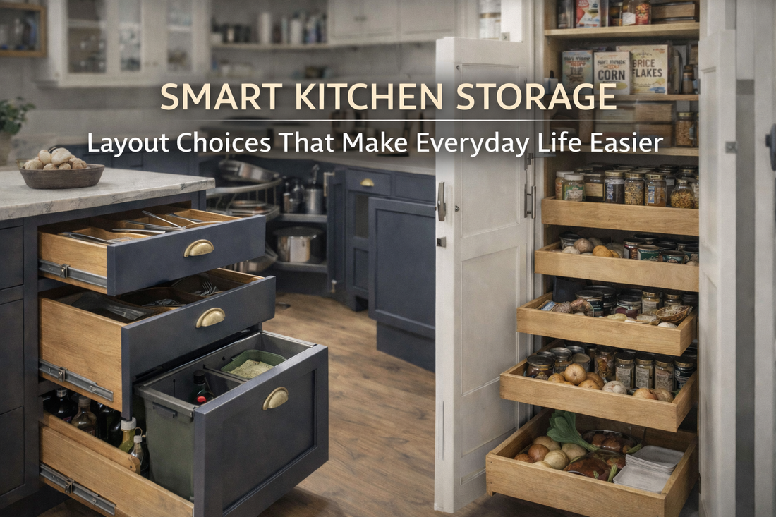 Smart Kitchen Storage: Layout Choices That Make Everyday Life Easier