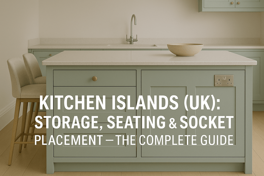 Kitchen Islands (UK): Storage, Seating & Socket Placement — The Complete Guide - The Painted Kitchen Company Ltd