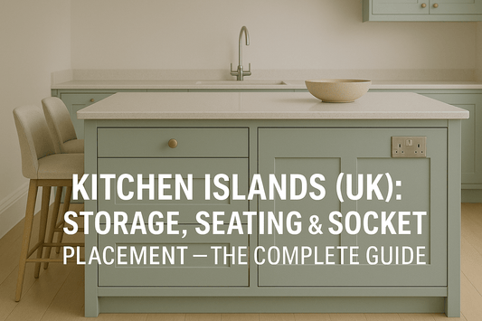Kitchen Islands (UK): Storage, Seating & Socket Placement — The Complete Guide - The Painted Kitchen Company Ltd