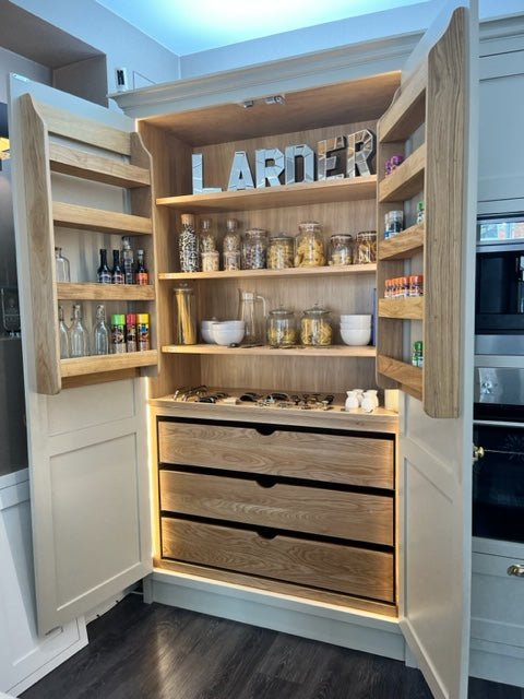 Kitchen Larders & Storage Options - The Painted Kitchen Company Ltd