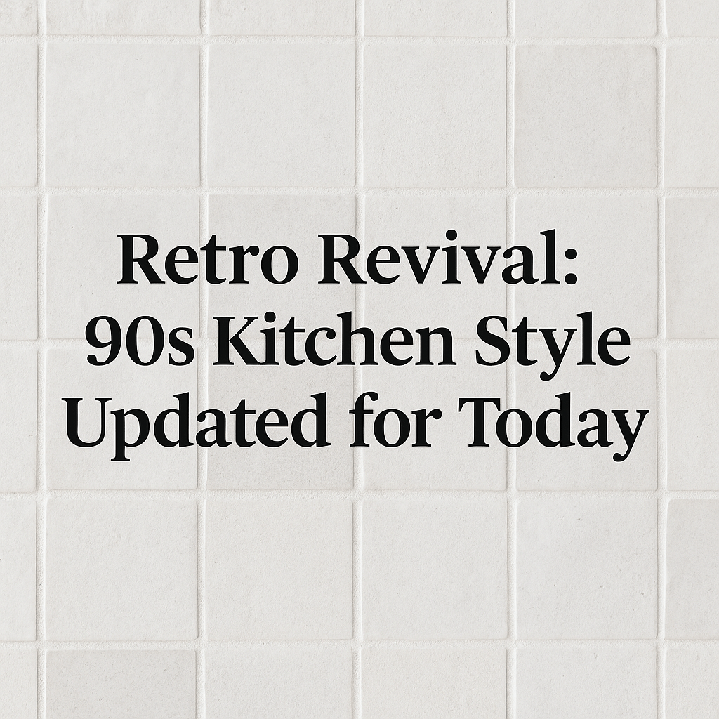 Retro Revival: 90s Kitchen Style Updated for Today - The Painted Kitchen Company Ltd