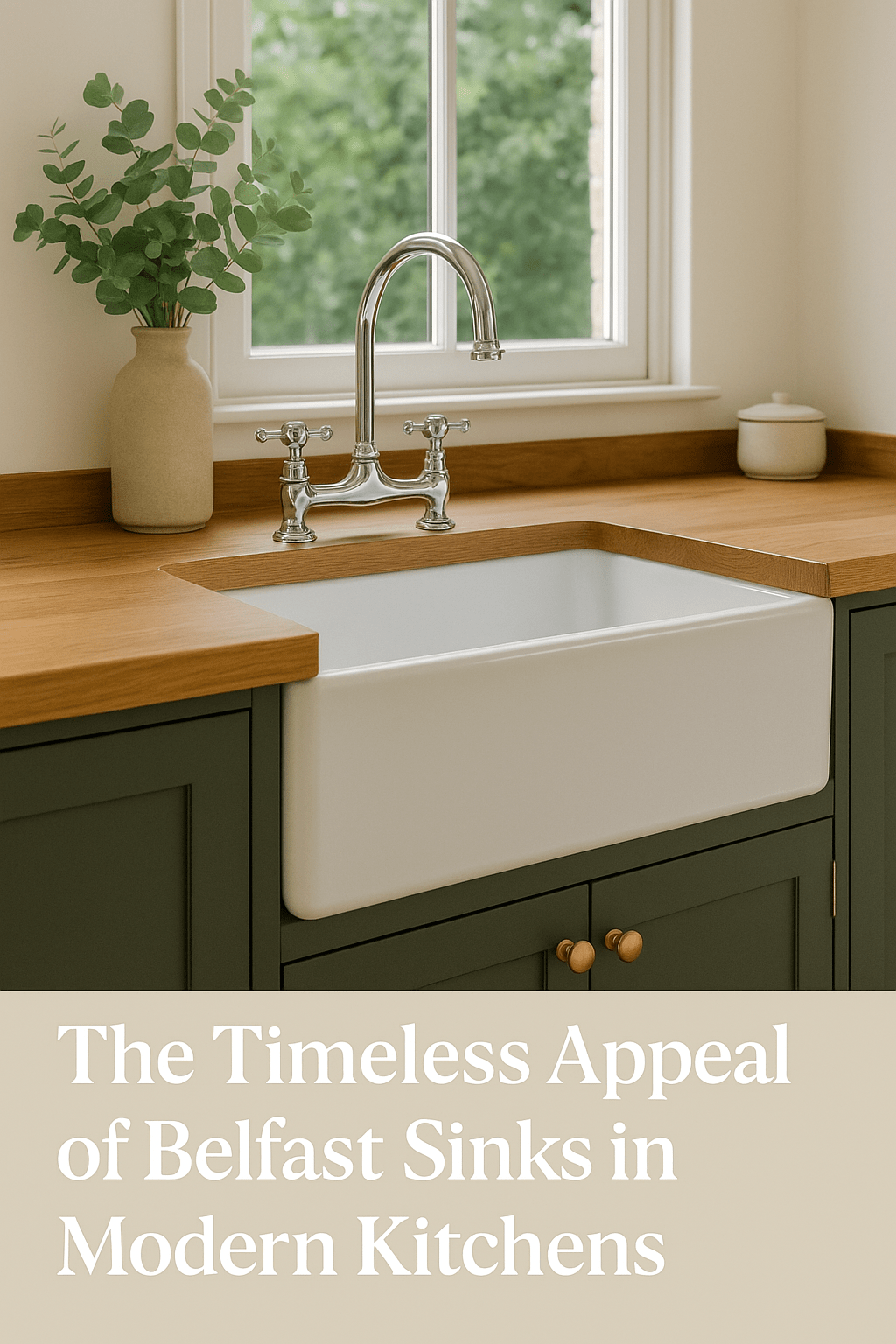 The Timeless Appeal of Belfast Sinks in Modern Kitchens - The Painted Kitchen Company Ltd