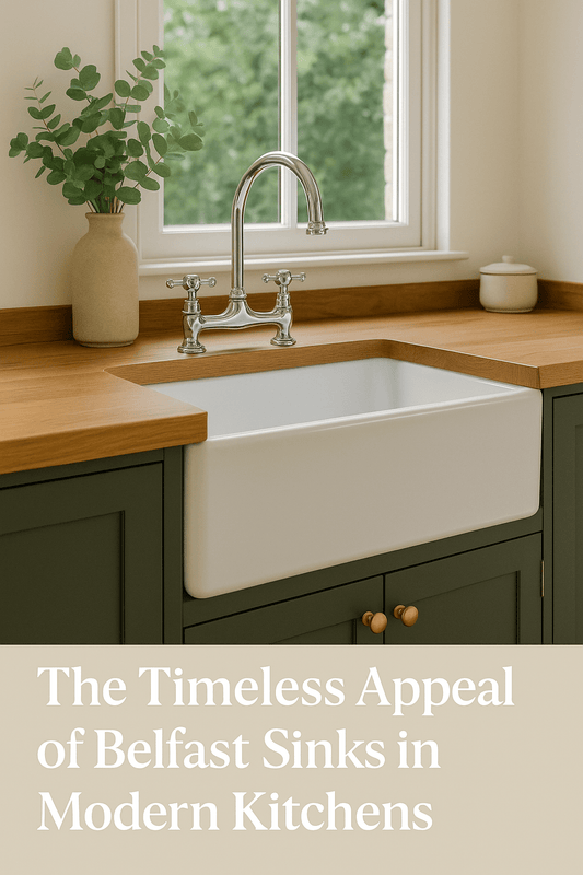 The Timeless Appeal of Belfast Sinks in Modern Kitchens - The Painted Kitchen Company Ltd