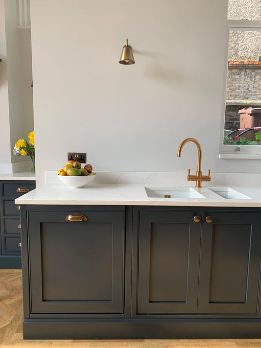 Where should a sink go in a kitchen? - The Painted Kitchen Company Ltd