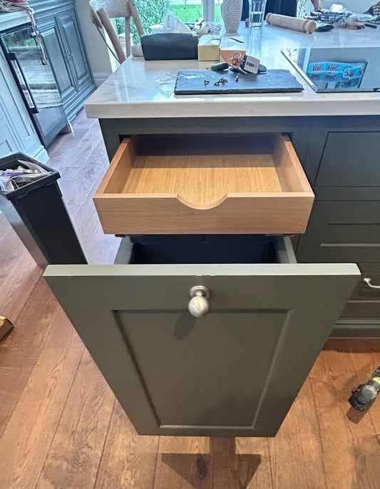BIN DRAWER - Drawer designed to fit beautifully above our 500mm Wide base Cabinet (Cabinet not included) (Copy)
