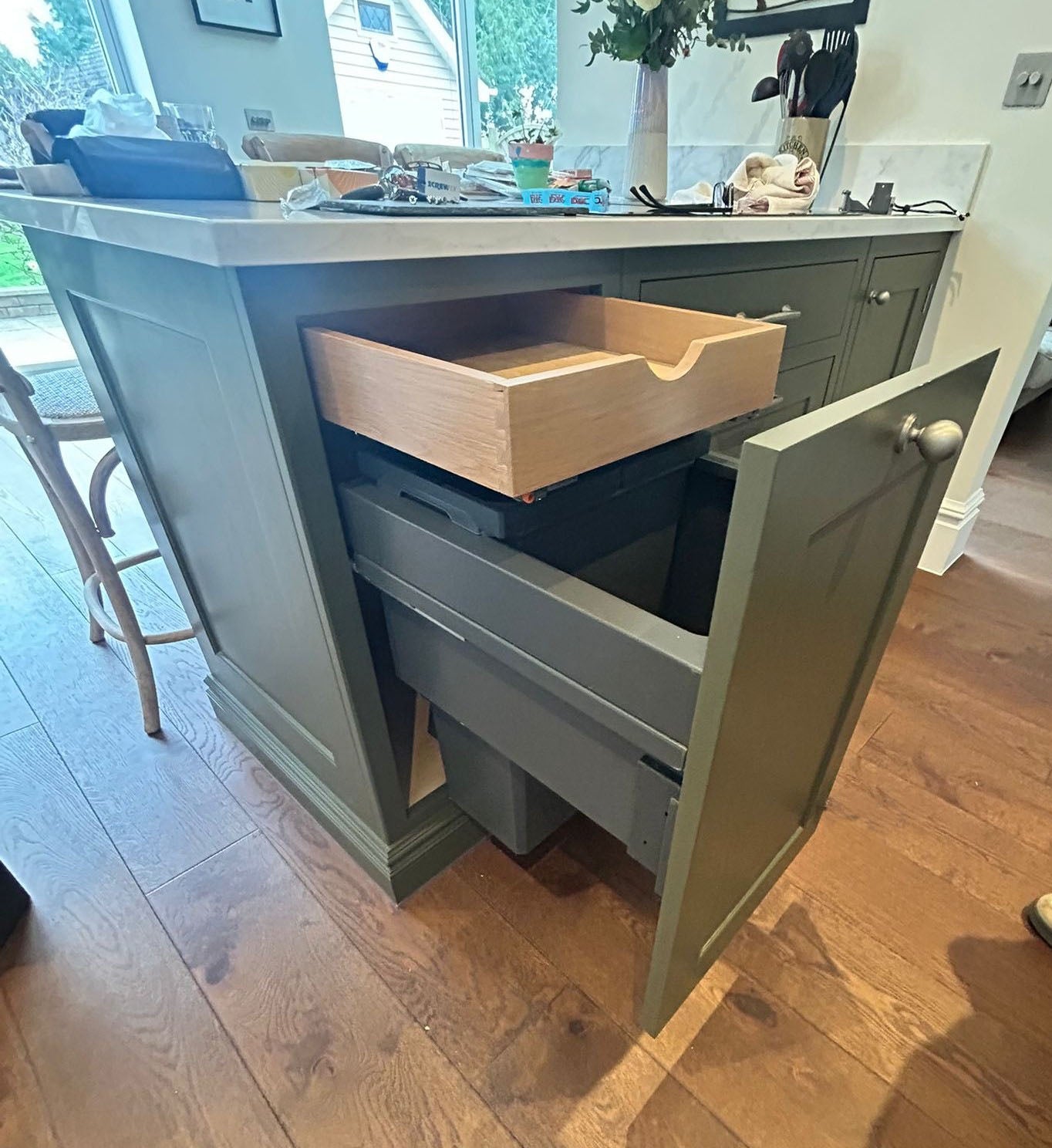 BIN DRAWER - Drawer designed to fit beautifully above our 500mm Wide base Cabinet (Cabinet not included) (Copy)