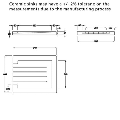 Belfast worktop drainer - The Painted Kitchen Company Ltd