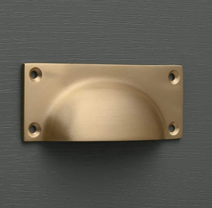 Brushed Satin Brass Handles - The Painted Kitchen Company Ltd