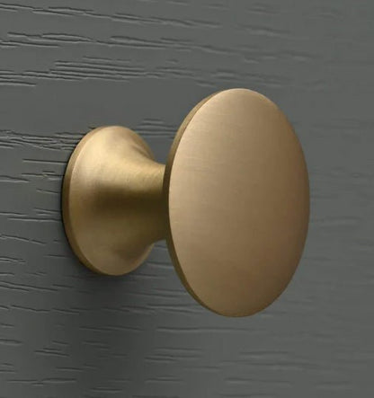 Brushed Satin Brass Handles - The Painted Kitchen Company Ltd