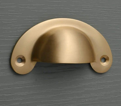 Brushed Satin Brass Handles - The Painted Kitchen Company Ltd