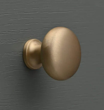 Brushed Satin Brass Handles - The Painted Kitchen Company Ltd