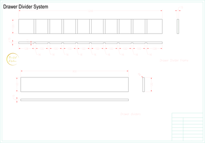 DRAWER DIVIDER SYSTEM - The Painted Kitchen Company Ltd
