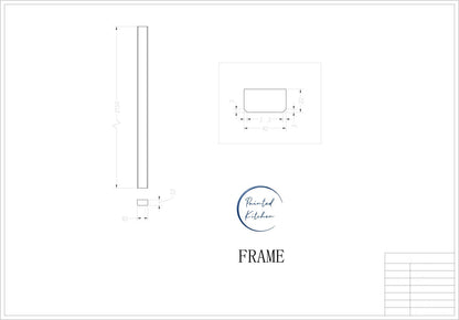 FRAME - Tall plain piece of frame - The Painted Kitchen Company Ltd