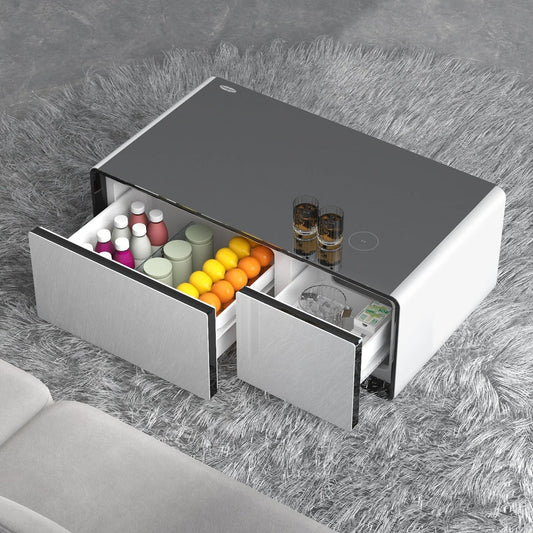 LT 90 Pro - Large Coffee Table - Smart Coffee Table with 2 x Fridges - The Painted Kitchen Company Ltd
