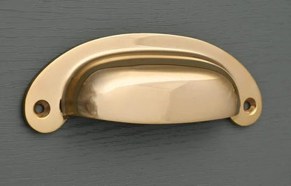 Polished Brass Handles - The Painted Kitchen Company Ltd