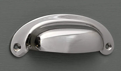 Polished Nickel Handles - The Painted Kitchen Company Ltd