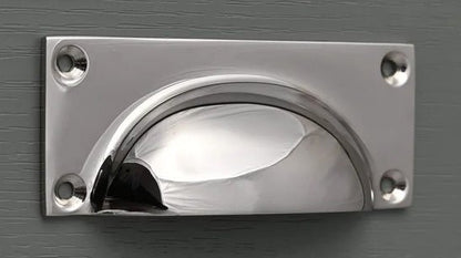 Polished Nickel Handles - The Painted Kitchen Company Ltd