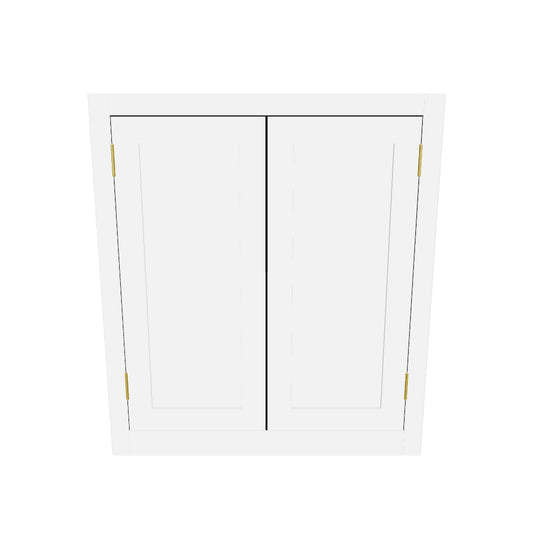 SWC 680 - 680mm Wide Short Double door Wall cabinet