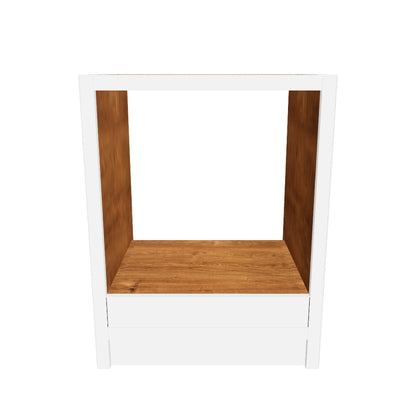 BOH - 680mm Wide Base oven Housing with 1 x 600mm opening