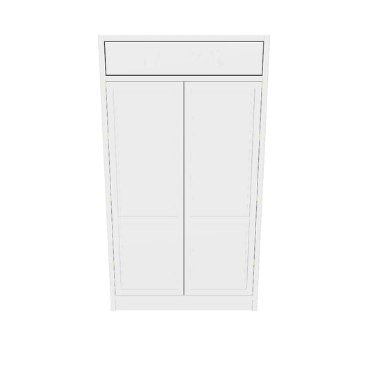 1/2 PRICE SALE - Engraved TL 1200 - 1200mm Wide Tall double door Larder with Engraving