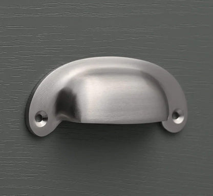 Satin Nickel Handles - The Painted Kitchen Company Ltd