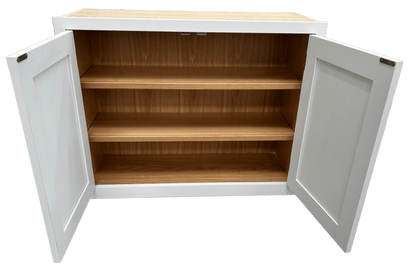 SWC 1200 - 1200mm wide Short Double door Wall cabinet - The Painted Kitchen Company Ltd