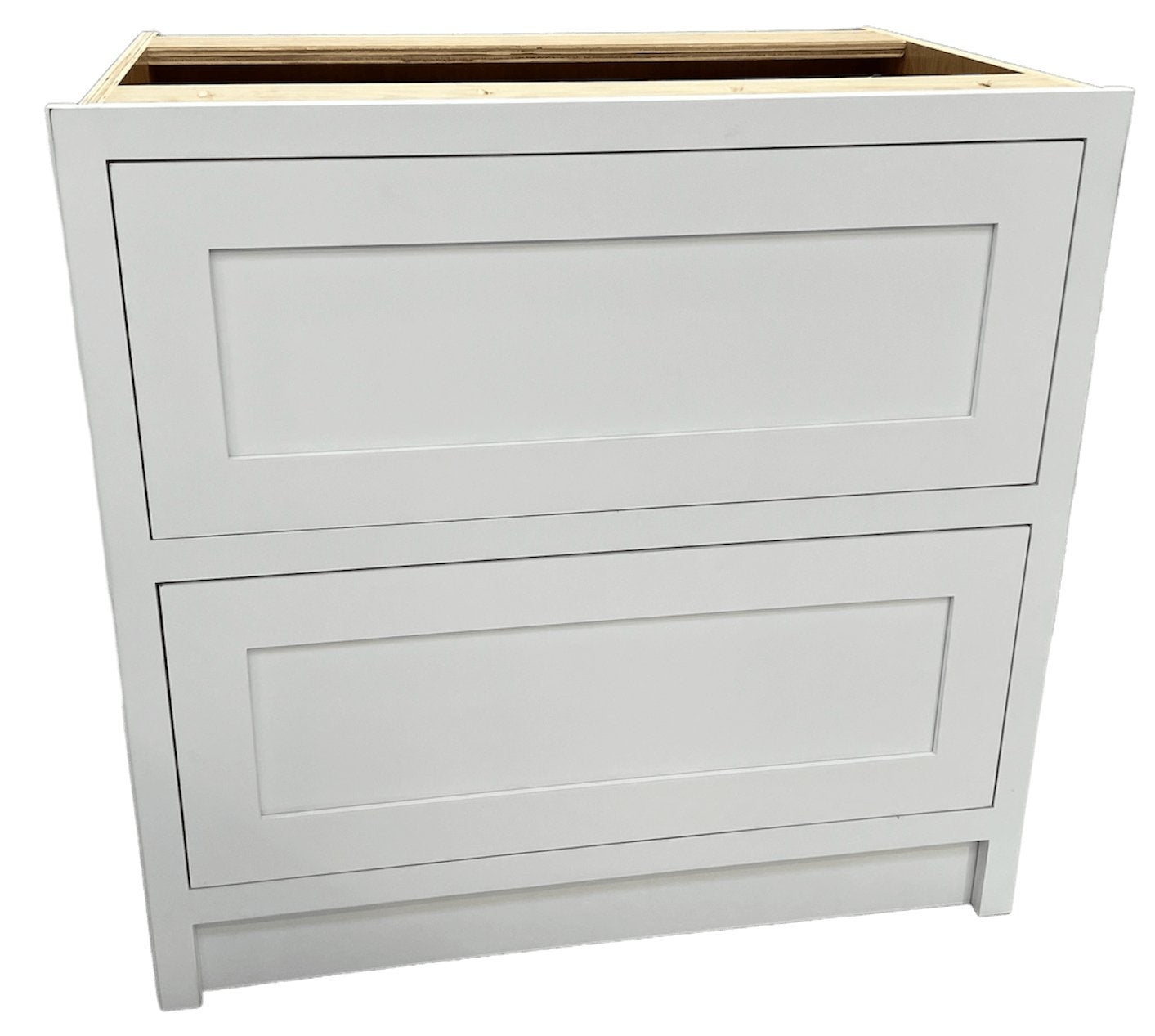 BD2 800 - 800mm 2 drawer base plus a hidden internal drawer - Classic Kitchens Direct