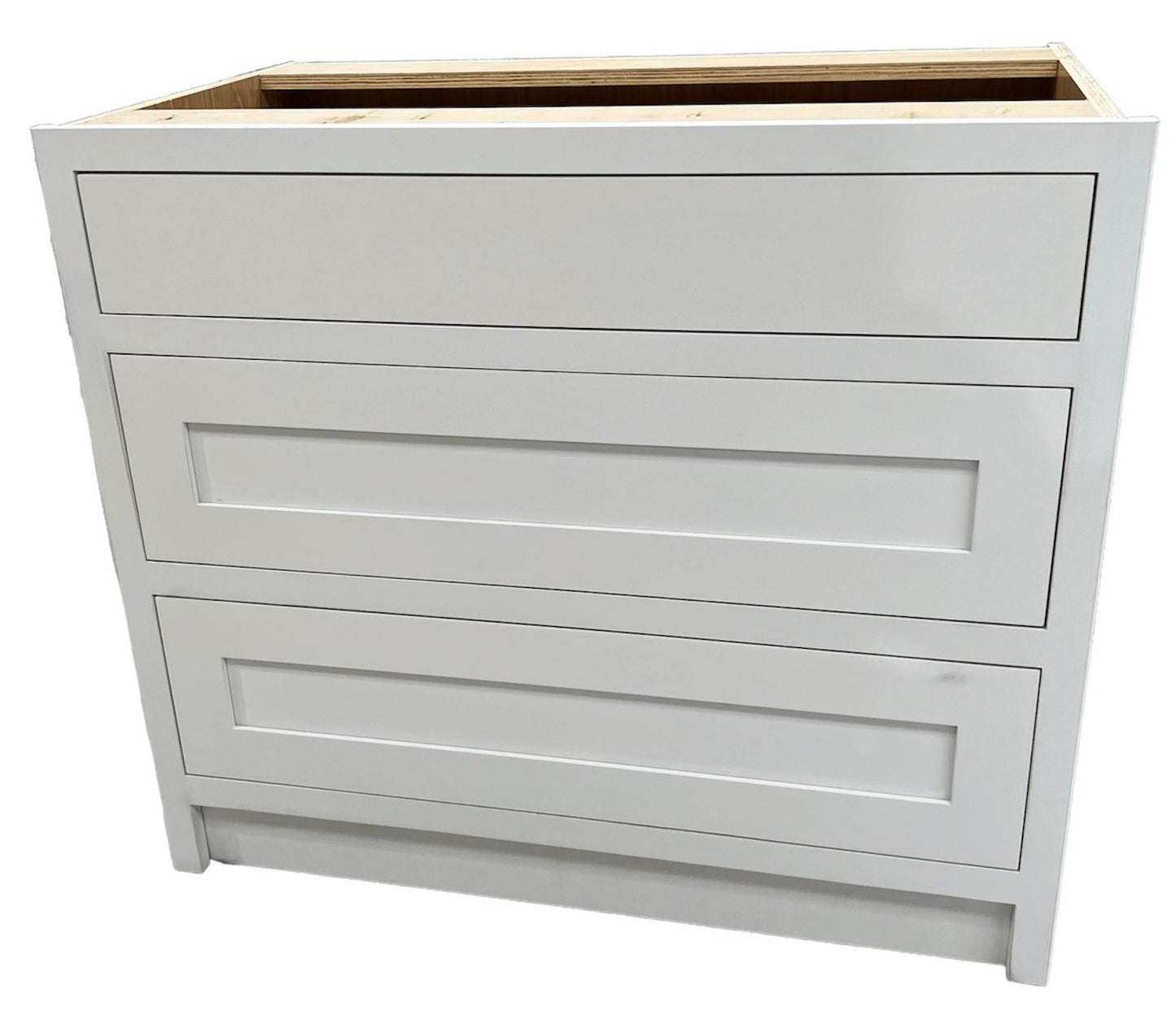 BD3 1000 - 1000mm Wide 3 drawer base unit - Classic Kitchens Direct