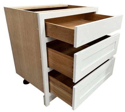 BD3 800 - 800mm Wide 3 drawer base unit - Classic Kitchens Direct