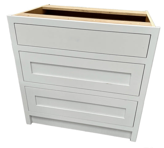 BD3 900 - 900mm Wide 3 drawer base unit - Classic Kitchens Direct