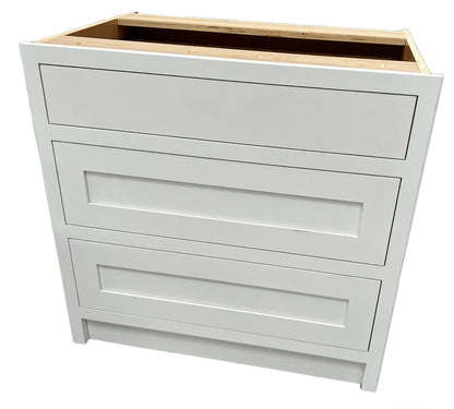 BD3 900 - 900mm Wide 3 drawer base unit - Classic Kitchens Direct