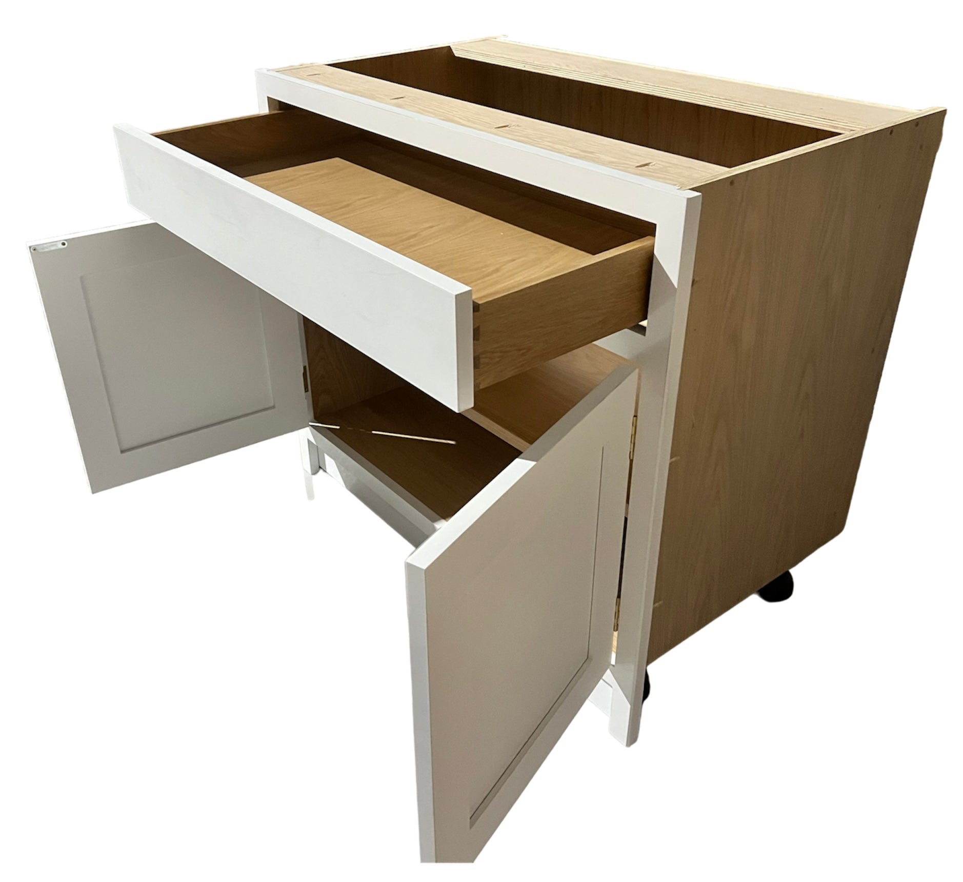 BDL 1000 - 1000mm Wide Drawerline base, single drawer, 2 door - Classic Kitchens Direct