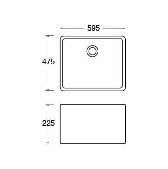 KC11 Single Bowl Belfast sink - Classic Kitchens Direct