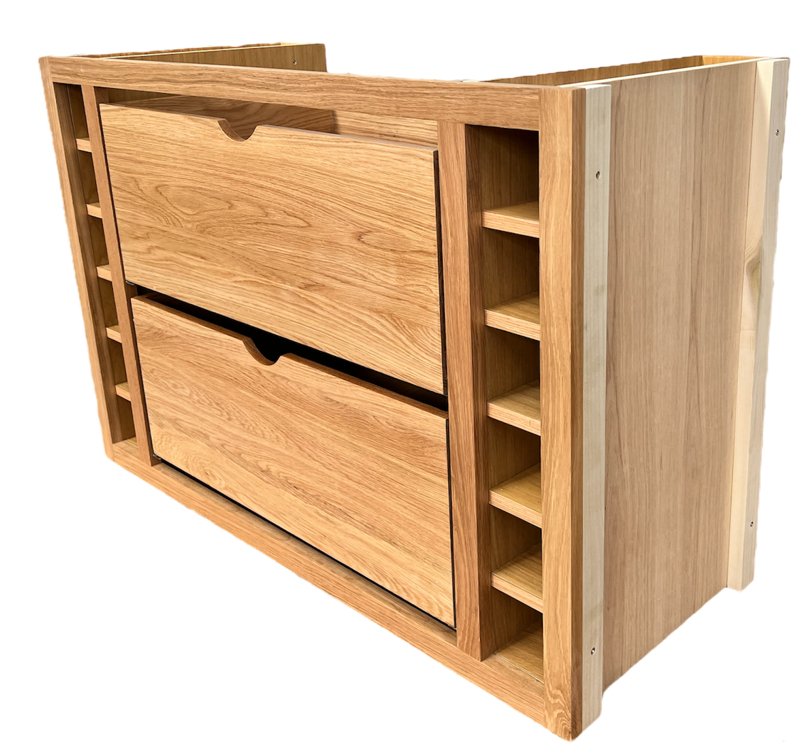 LI 1200 WR - Set of 2 Internal drawers & 2 wine racks for a 1200 larder - Classic Kitchens Direct