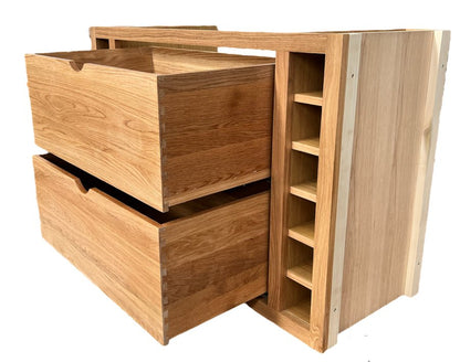 LI 1200 WR - Set of 2 Internal drawers & 2 wine racks for a 1200 larder - Classic Kitchens Direct