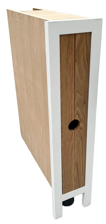 TB TR2 - 200mm Wide Open Tray space with 2 x Oak trays - Classic Kitchens Direct