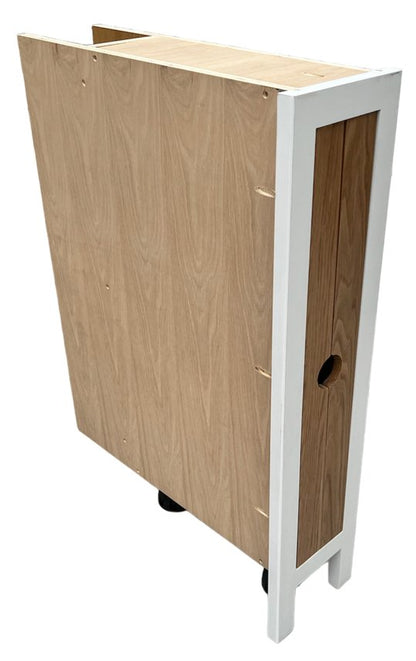 TB TR2 - 200mm Wide Open Tray space with 2 x Oak trays - Classic Kitchens Direct