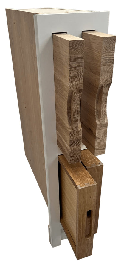 TCB 200 - 200mm Wide Tray and Chopping board space, 2 x Trays and 2 x Chopping boards included - Classic Kitchens Direct