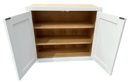 WC 800 - 800mm Wide Double door Wall cabinet - Classic Kitchens Direct